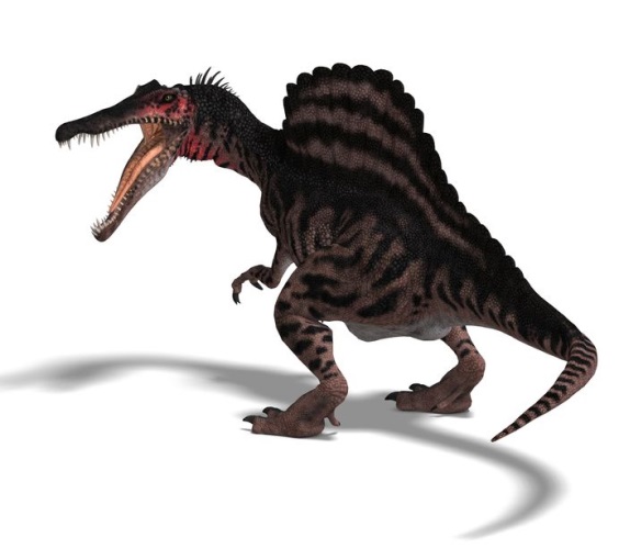 陸棲とされていた頃のスピノサウルスの画像